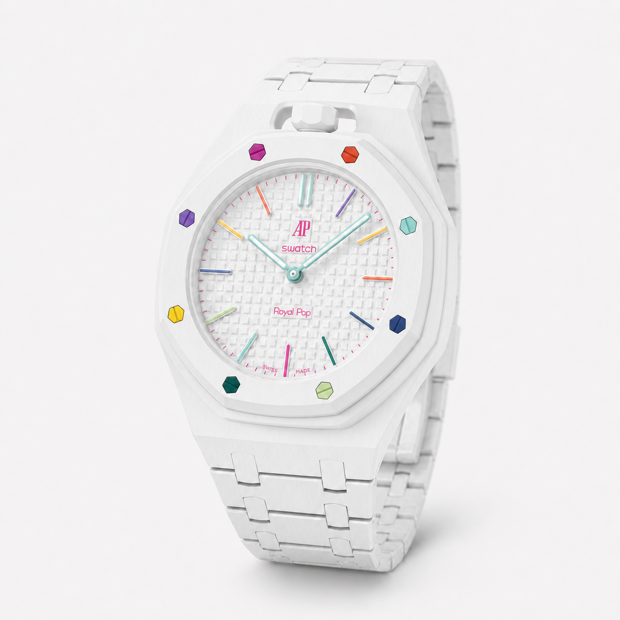 Royal Pop Kit blanc en rendu premium lifestyle