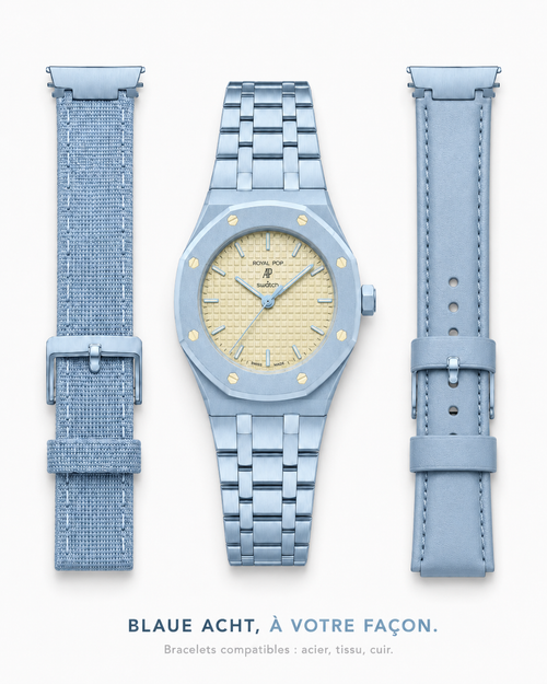 Blaue Acht - bracelets compatibles