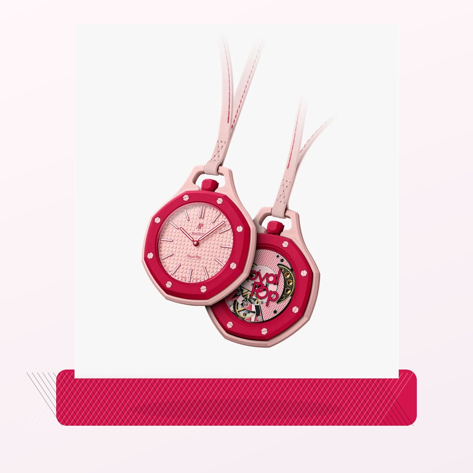 Bracelet tissu compatible Royal Pop OTTO ROSSO